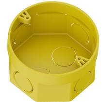 Caixinha De Luz Elétrica De Embutir Retangular PVC Amarela Para Instalações Elétricas 4”x4Tigre Caixinha De Luz Elétrica De Embutir Retangular PVC Amarela Para Instalações Elétricas 4”x4Tigre