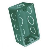 Caixinha De Luz Pvc Para Drywall Ribeiro Fabril Verde 4X2 - Kit C/10 Pecas Caixinha De Luz Pvc Para Drywall Ribeiro Fabril Verde 4X2 - Kit C/10 Pecas