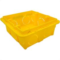 Caixinha De Luz Pvc Pial Legrand Amarela 4X4 - Kit C/16 Pecas