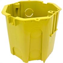 Caixinha De Luz Pvc Ribeiro Fabril Amarela Fmd ./ Kit Com 15 Peças Caixinha De Luz Pvc Ribeiro Fabril Amarela Fmd ./ Kit Com 15 Peças