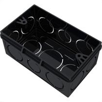 Caixinha De Luz Pvc Tigre Preta 4X2 Pesada - Kit C/24 Pecas Caixinha De Luz Pvc Tigre Preta 4X2 Pesada - Kit C/24 Pecas