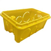 Caixinha De Luz Pvc Tramontina Amarela 4X2 - (Encaixe 1/2''-3/4''-1'') - Kit C/25 Pecas Caixinha De Luz Pvc Tramontina Amarela 4X2 - (Encaixe 1/2''-3/4''-1'') - Kit C/25 Pecas