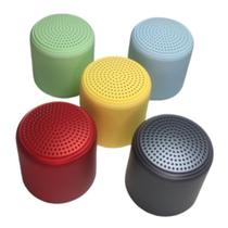 Caixinha De Som Amplificadora Pequena Portátil Bluetooth Material Em Silicone