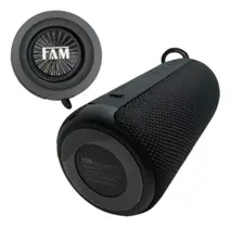 Caixinha De Som Bluetooth 10w 5.0 Fam A11 A Prova Dágua Preto Caixinha De Som Bluetooth 10w 5.0 Fam A11 A Prova Dágua Preto