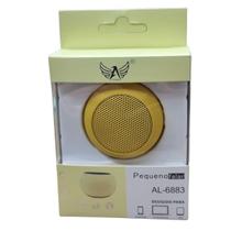 Caixinha de Som Bluetooth AL 6883 Portátil 3W Cor Amarela