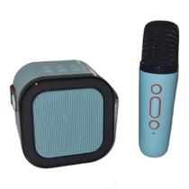 Caixinha de som Bluetooth k12 com karaoke e microfone
