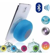 Caixinha de Som Bluetooth Sem Fio Resistente A Agua Com Ventosa Para Banheiro Área Externa Piscina para Banho Recarregavel Presente dias dos Namorados