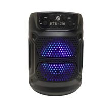 Caixinha de som Blutooth alto falante Luz RGB colorida 5W Radio Usb Mp3 portátil