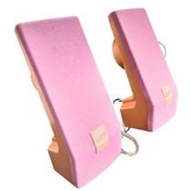 Caixinha De Som Cor Rosa 6w Rms para PC e notebook com cabo Usb grande