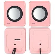 Caixinha de Som Gamer Alto Falante Conexão USB P/ Computador Gamer Cor Rosa Compacto Com Controle Volume 2.0 5v 1w 2.0 Vinik Caixinha de Som Gamer Alto Falante Conexão USB P/ Computador Gamer Cor Rosa Compacto Com Controle Volume 2.0 5v 1w 2.0 Vinik