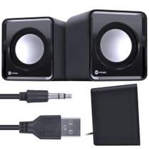Caixinha de Som Gamer Alto Falante Vinik Conexão USB Controle Volume Cor Preto Compacto 2.0 5v 1w 2.0 Para Computador Gamer Caixinha de Som Gamer Alto Falante Vinik Conexão USB Controle Volume Cor Preto Compacto 2.0 5v 1w 2.0 Para Computador Gamer