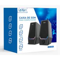 Caixinha De Som Para Pc E Notebook Com Led Caixa De Som