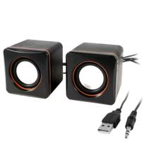 Caixinha de Som Portátil 5W USB p2 PC Notebook Celular - Kapbom Caixinha de Som Portátil 5W USB p2 PC Notebook Celular - Kapbom