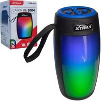 Caixinha de Som Recarregável Portátil Sem Fio Bluetooth LED