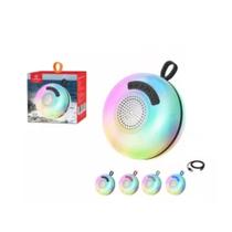 Caixinha de Som Resistente a Água IP66 c/ Bluetooth Rádio FM Led Colorido - Kapbom