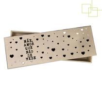Caixinha em MDF Presente Lembrancinha Tema Mãe Amor Que Não Se Mede 22x7x3 cm Estilo Bis Caixinha em MDF Presente Lembrancinha Tema Mãe Amor Que Não Se Mede 22x7x3 cm Estilo Bis