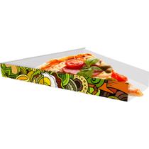 Caixinha Embalagem para Fatia de Pizza 200un Verde - Pdv Print