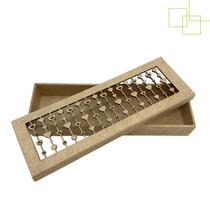 Caixinha Estilo Bis em MDF Presente Lembrancinha Tema Corações 22x7x3 cm