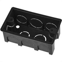 Caixinha Luz Plastica 4X2 Ivplast Preta - Kit C/100 Caixinha Luz Plastica 4X2 Ivplast Preta - Kit C/100