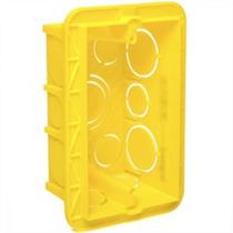 Caixinha Luz Plastica 4X2 Pial/Legrand Amarela 689034 - Kit C/32 Caixinha Luz Plastica 4X2 Pial/Legrand Amarela 689034 - Kit C/32