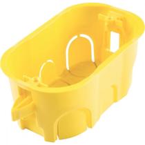 Caixinha Luz Plastica 4X2 Tramontina Amarela Drywal - Kit C/10 Caixinha Luz Plastica 4X2 Tramontina Amarela Drywal - Kit C/10