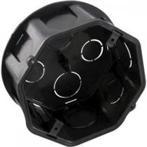 Caixinha Luz Plastica Fms Mondiale Preta 300 - Kit C/50 Caixinha Luz Plastica Fms Mondiale Preta 300 - Kit C/50