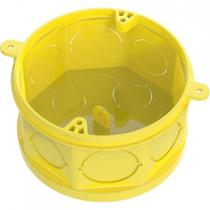 Caixinha Luz Plastica Fms Tigre Flex Amarela - Kit C/12 Caixinha Luz Plastica Fms Tigre Flex Amarela - Kit C/12