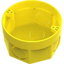 Caixinha Luz Pvc Tigre Amarela 3X3 - Kit C/12 Pecas Caixinha Luz Pvc Tigre Amarela 3X3 - Kit C/12 Pecas