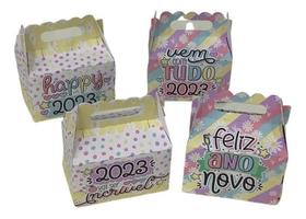 Caixinha Maletinha para Festas - Kit 10 Unidades - 9x7x4cm