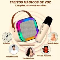 Caixinha Microfone Bluetooth S/ Fio Youtube Karaoke Infantil