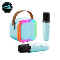 Caixinha Microfone Bluetooth S/Fio Youtube Karaoke Infantil