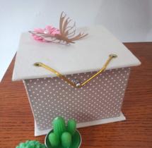 Caixinha multi uso revestida em tecido