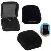Caixinha para Brinco de Veludo Porta Joia Colar Estojo Conjunto