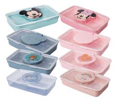 Caixinha para Lenço Umidecido Porta Lenço com Borracha Vedação Design Encantador Plasutil