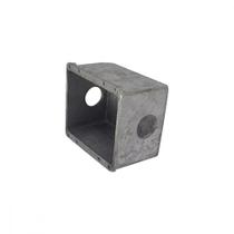 Caixinha Piso 4X4 Aluminio Baixa 3/4 2Saidas