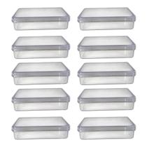 Caixinha Retangular Lembrancinha 7x1,5cm Transparente Terço