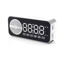 Caixinha Som Altomex 3W Rádio FM Relógio Despertador Digital LED 1200mAh Caixinha Som Altomex 3W Rádio FM Relógio Despertador Digital LED 1200mAh