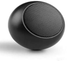 Caixinha Som Bluetooth Metal Mini Speaker Amplificada Preto