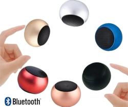 Caixinha Som Bluetooth Metal Mini Speaker S/ Fio E Microfone