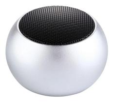 Caixinha Som Bluetooth Tws Metal Mini Speaker Amplificada 3w - Prata - CENTRÃO