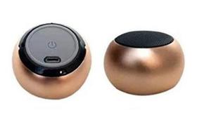 Caixinha Som Metal Tws Amplificada Mini Speaker Bluetooth 3W