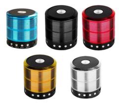Caixinha Som Portatil Wireless Bluetooth Mp3 Usb Fm Sd Aux