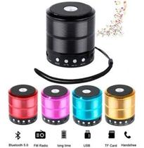 Caixinha Som Portatil Wireless Bluetooth Mp3 Usb Fm Sd Aux