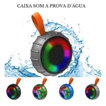 Caixinha Som Prova Dágua Bluetooth 5W Bicicleta Moto Piscina