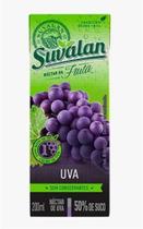 Caixinha Suco 100% Fruta uva 200ml Suvalan