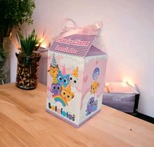 Caixinhas Milk Personalizadas Bolo Fofo Rosa Caixinhas Milk Personalizadas Bolo Fofo Rosa