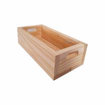 Caixote de Feira Decorativo em Madeira Pinus 30cm