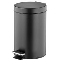 Caixote de lixo de metal MDesign 3L com tampa e balde de plástico Caixote de lixo de metal MDesign 3L com tampa e balde de plástico