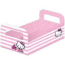 Caixote de Papel Cartão M - Hello Kitty Rosa - 3 unidades - Festcolor - Rizzo