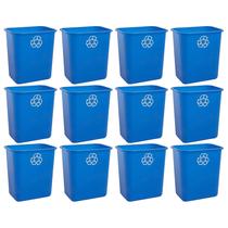 Caixote de reciclagem United Solutions 28 quarts/26,5 L azul (x12)